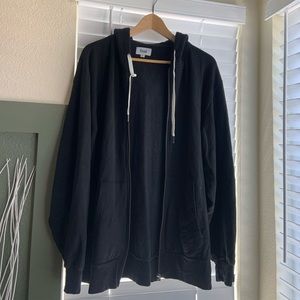 Black Zip Up Hoodie